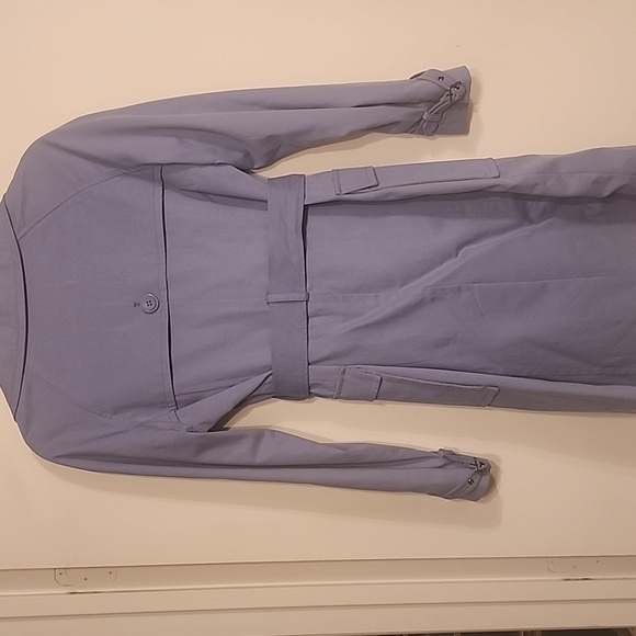 Kristen Blake Light Blue Trench Coat Size XS Nordstrom - Picture 3 of 9